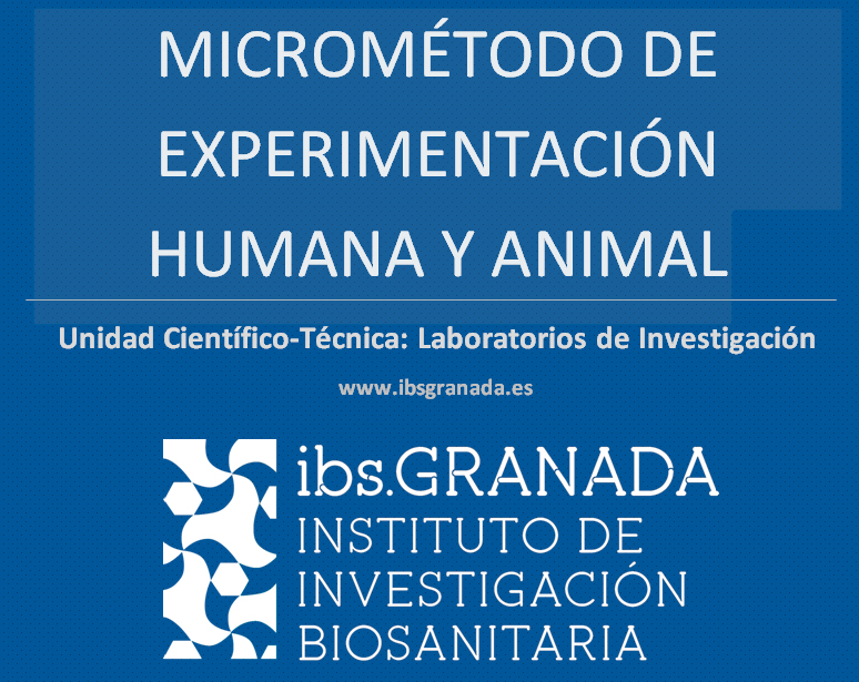 Presentación del Servicio Micrométodo de Experimentación Humana y Animal