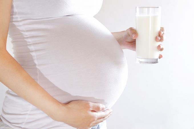 Embarazada y leche