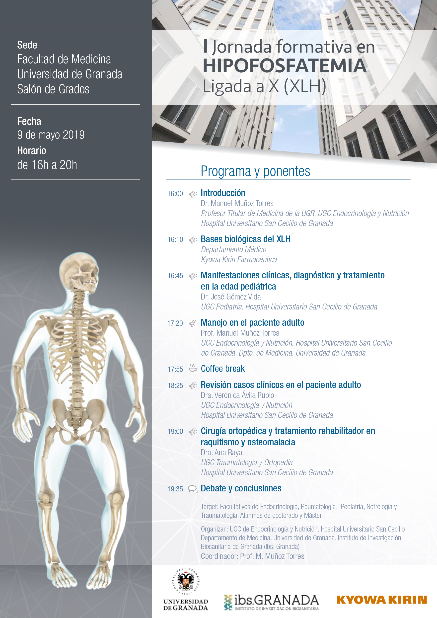 I Jornada formativa en HIPOFOSFATEMIA Ligada a X (XLH)