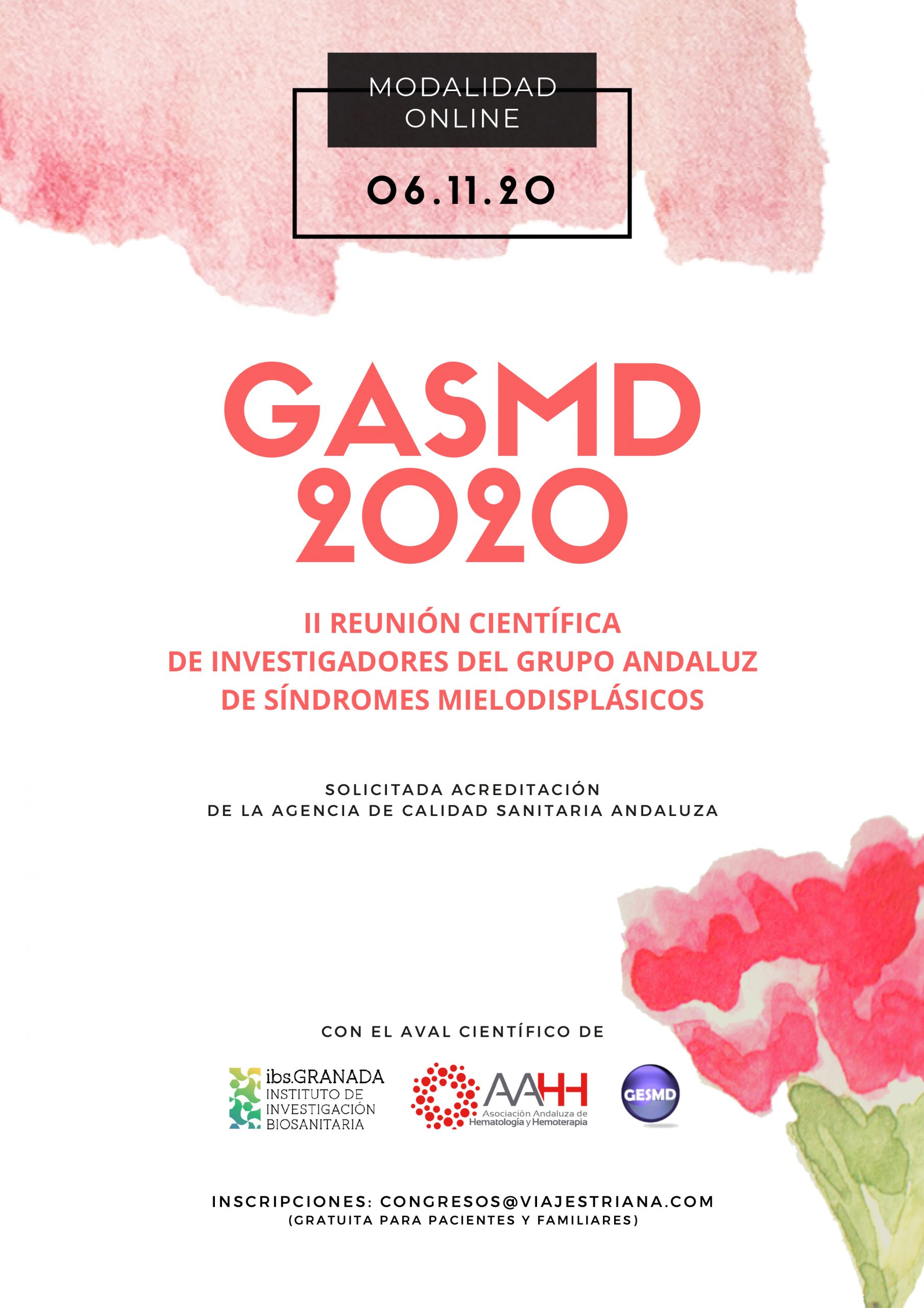 II Reunión Científica de Investigadores del Grupo Andaluz de Síndromes Mielodisplásicos 2020