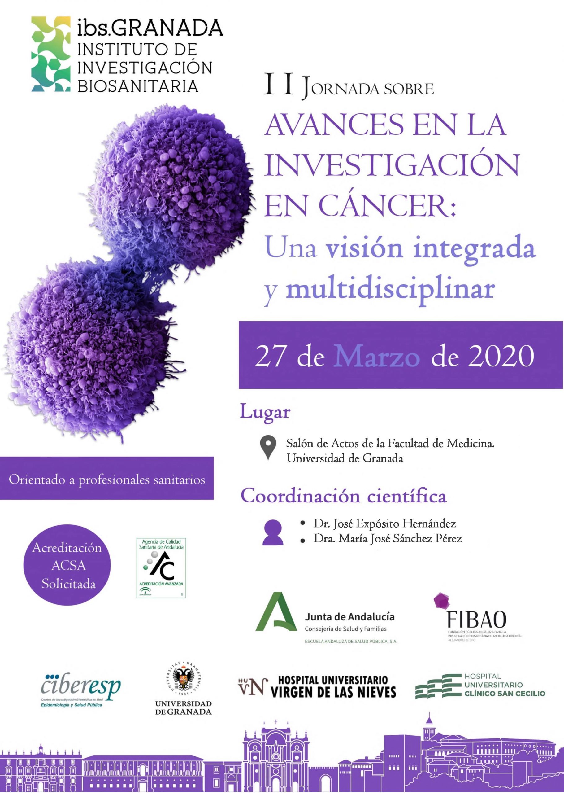 II Jornada Sobre Avances en la Investigación en Cáncer