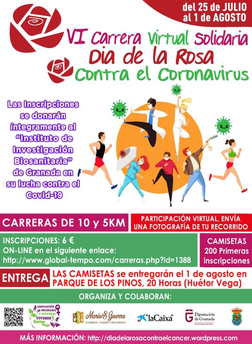 VI Carrera solidara Día de la Rosa contra el COVID-19 