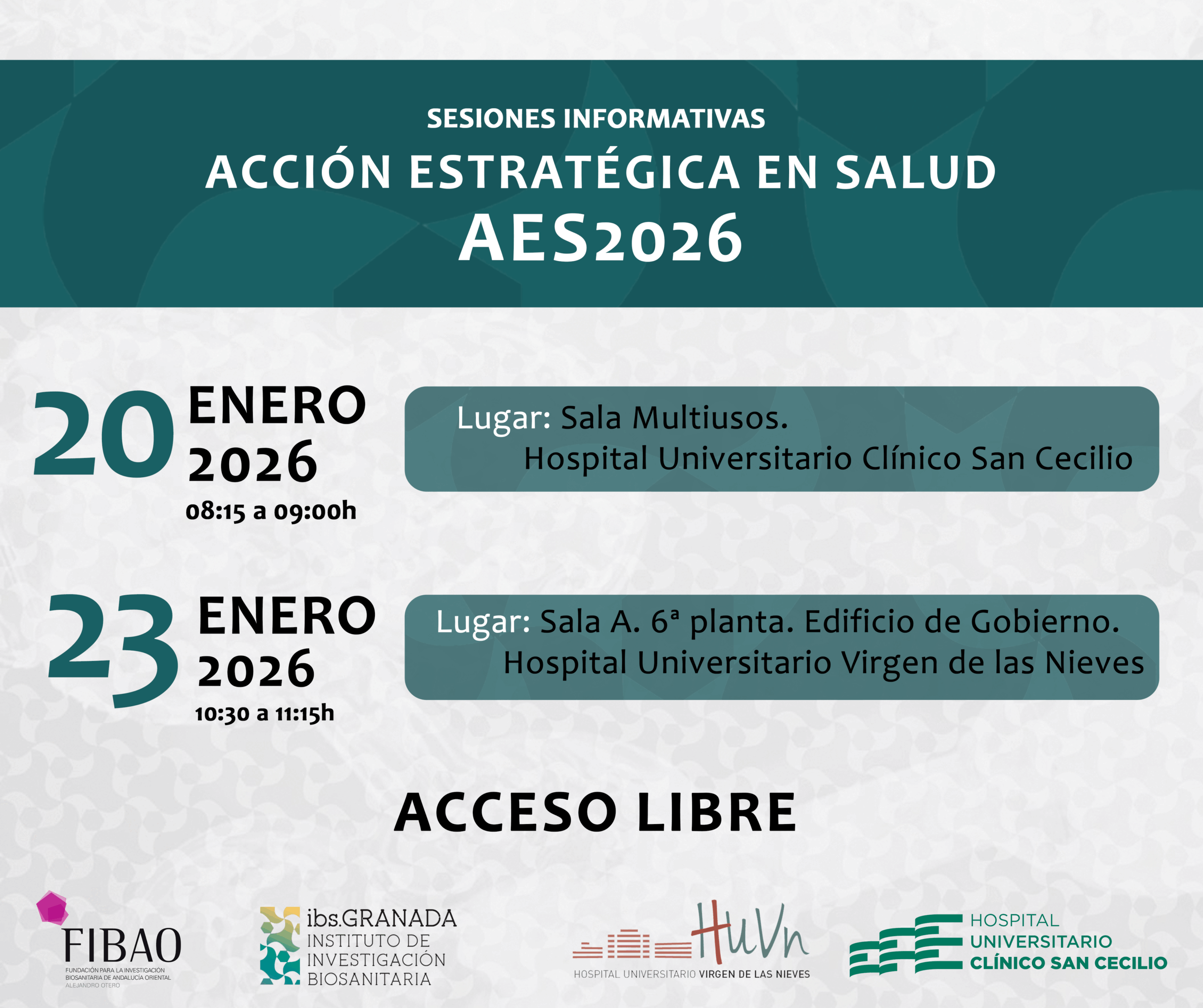 AES 2026 Information Sessions - ibs.GRANADA